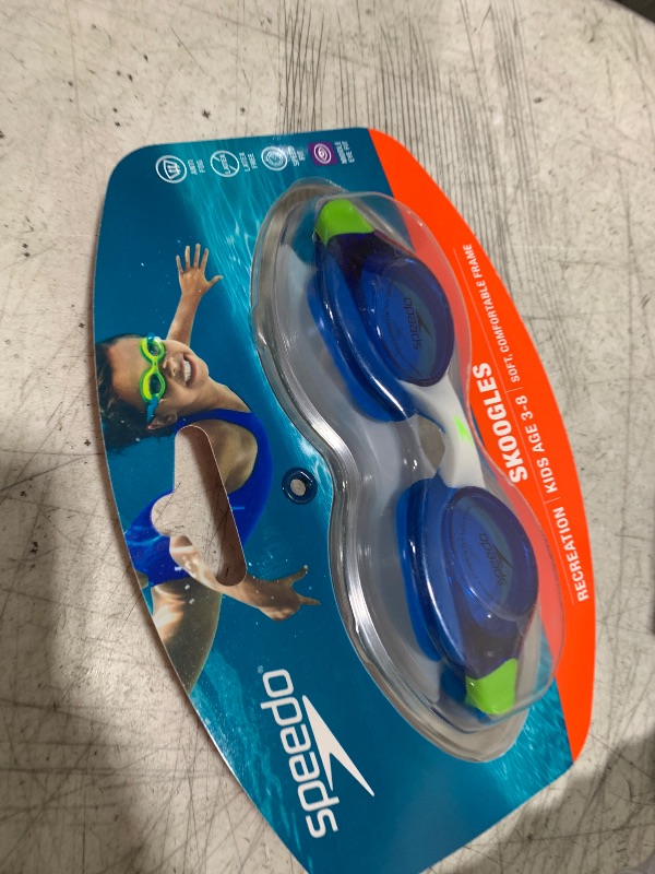 Photo 1 of Speedo Unisex-Child Swim Goggles Skoogle Ages 3-8, Blue Ocean, One Size