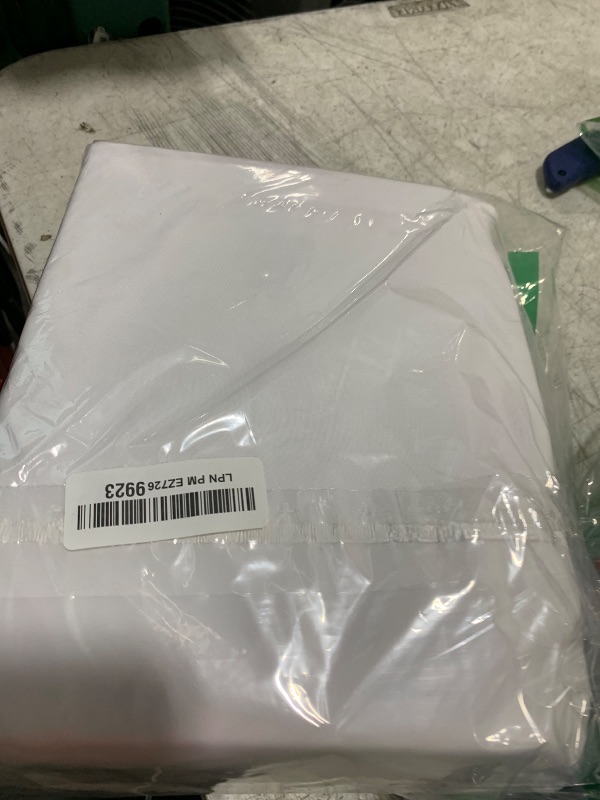 Photo 1 of Soft Stretch King Size Fitted Sheet Only - Jersey Knit, 4-Way Stretchy Snug Fit, Wrinkle Free & Stay in Place, No More Slipping Off for Mattress, Soft & Comfortable - White, King