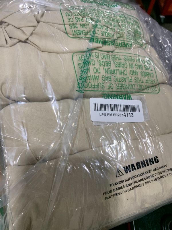 Photo 1 of DREAHOTEXTIL 8Pcs Outdoor Cushions Covers Waterproof, Patio Cushion Covers, Stretch Cushion Covers Replacement,Cushion Slipcovers, Furniture Cushion Covers (Beige, 8PCS)