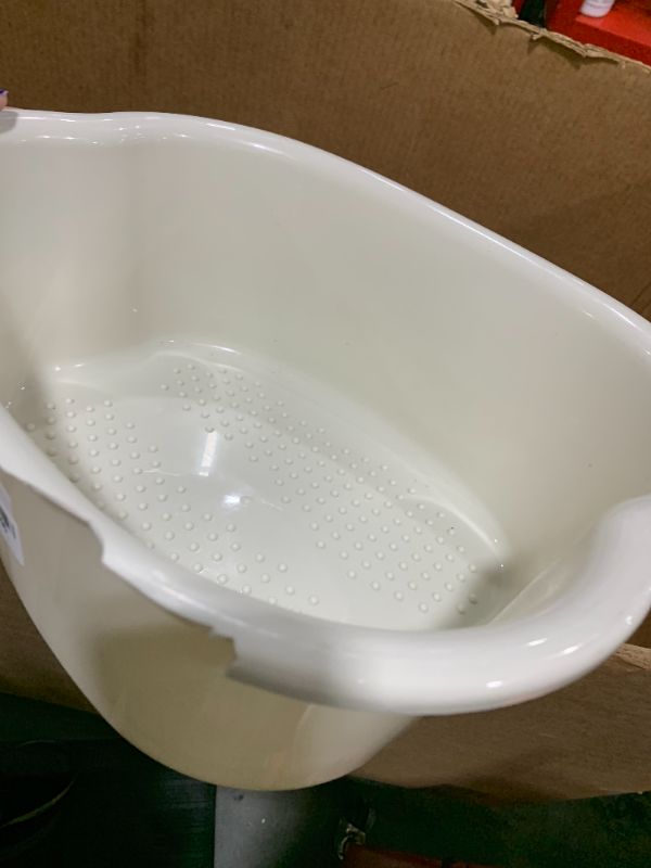 Photo 1 of Chpbolly Foot Soaking Tub Large Size Foot Basin Sturdy Soaking Feet Bucket Massager Tub Exfoliation Callus Pedicure Foots Spa Bath Bucket for Women and Men (White)