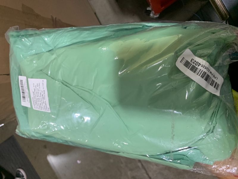 Photo 1 of Hallswl 12Pcs 54×108 Inch Sage Green Tablecloth 4 Green Colors Disposable Plastic Rectangle Table Cover for Baby Shower Bridal Wedding Birthday Party Decorations and Supplies