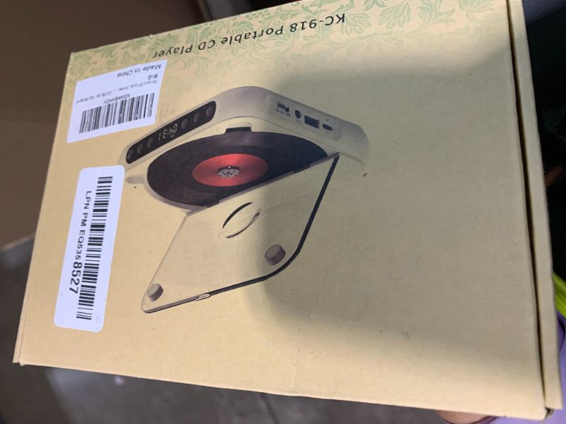 Photo 1 of Portable CD Player, Personal CD Player with Bluetooth for Home, Rechargeable Small CD Player with Headphones,Built-in HiFi Speakers, Support CD/AUX/USB, Anti-Skip/Shockproof