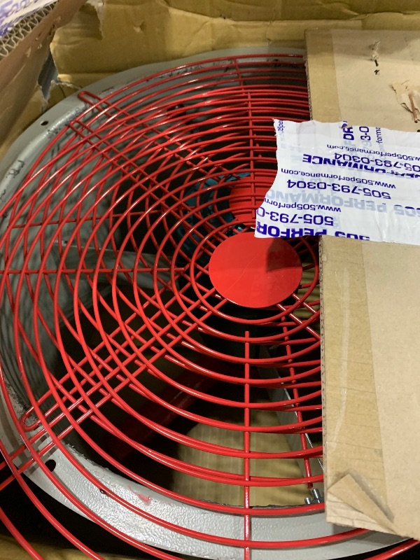 Photo 1 of Hiorucet Gable Vent Fan with Adjustable Thermostat, 2940CFM 3750 SQF High Speed Low Noise Gable Mount Attic Exhaust Fan, 16 Inch Fan Blade and Permanently Lubricated Motor.