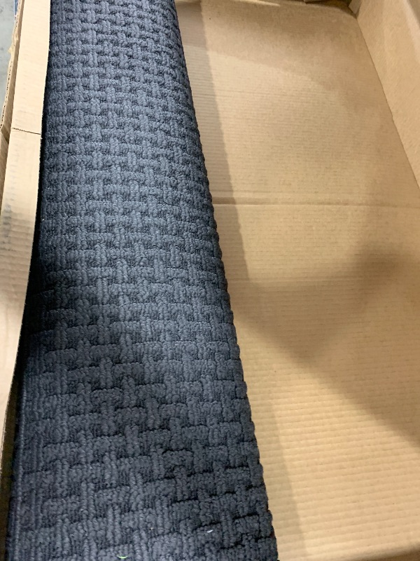 Photo 1 of DEXI Front Entryway Door Mat Non Slip 48x72, Large Double Entry Way Mats Inside Entrance Low Profile, Welcome Doormat Dirt Trapper for Garage House Floor Home Porter Hall Backdoor Area, Dark Grey