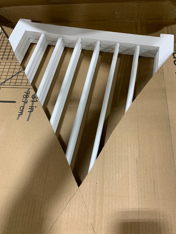 Photo 1 of Toddleroo by North States - Extra-Wide Wire Mesh Wooden Baby Gate: Pressure Mounted Baby Gate for Doorways - Adjustable 29.5 to 50 Inches Wide - 31 Inches Tall