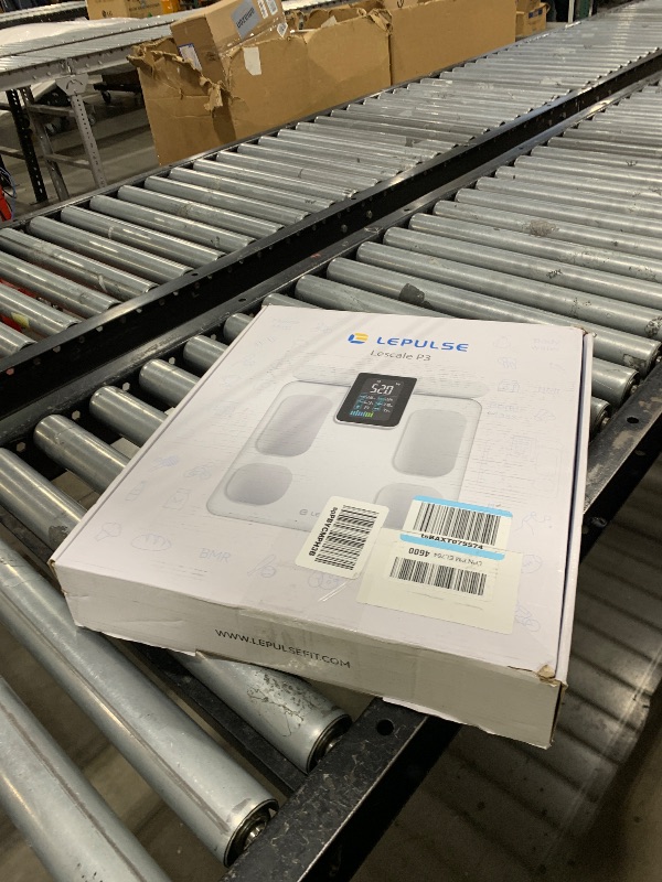 Photo 1 of Lepulse Scales for Body Weight and Fat Percentage, 8 Electrode Large Display Smart Scale, Body Composition Monitor, Digital Bathroom Scale, Weight Scale with Muscle Bmi with Report