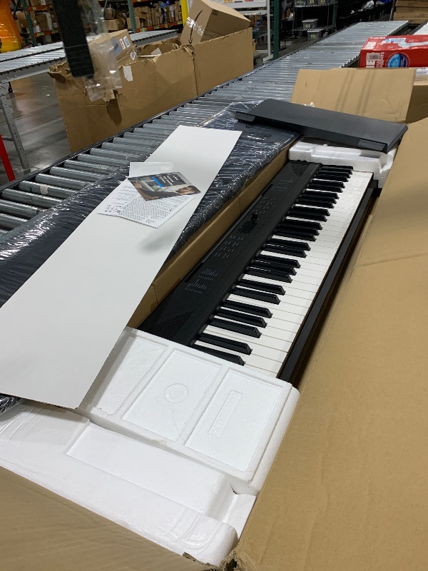 Photo 1 of Alesis 88 Key Keyboard Piano with 480 Sounds, Speakers, USB MIDI, Carry-Bag, Stand, Headphones, Pedal and Piano Lessons for Beginners