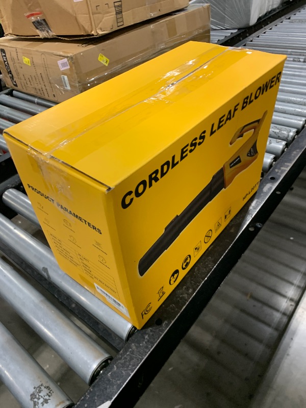 Photo 1 of Cordless Leaf Blower Compatible with Dewalt 20V Max Battery, 500CFM/150MPH Electric Leaf Blower Cordless, 5 Speed Modes, Battery Powered Blowers for Lawn Care, Yard (Bare Tool)