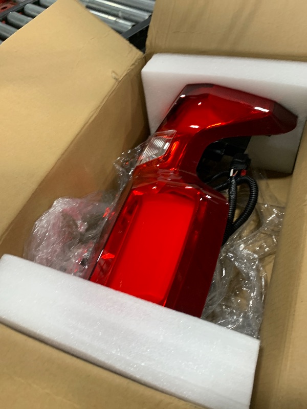 Photo 1 of Nakuuly LED Tail Light Assembly Compatible With 2019-2023 Chevy Silverado 1500 Right Passenger Side LED Style Taillights Brake Rear Lamp with Bulb and Harness (Only Fit Factory Led Model)