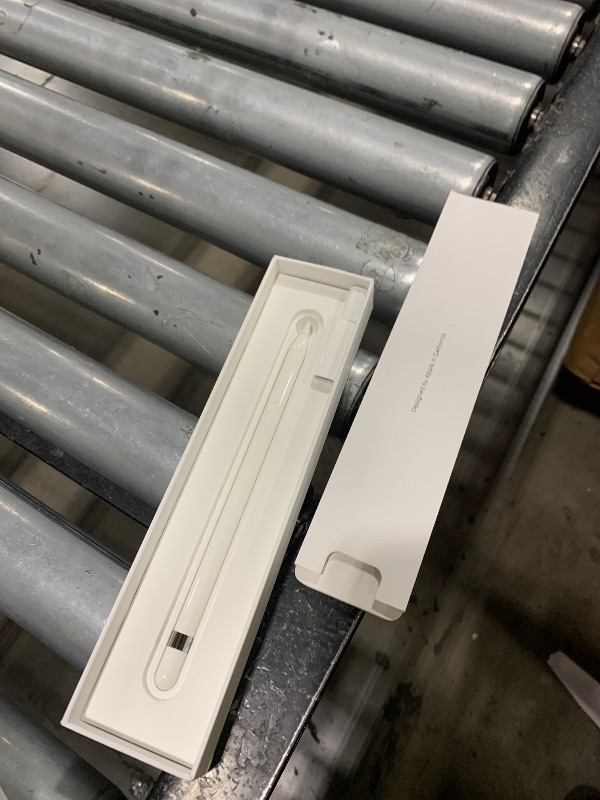 Photo 1 of Apple Pencil (1st Generation): Device Compatibility Check Required - Pixel-Perfect Precision and Industry-Leading Low Latency, Perfect for Note-Taking, Drawing, and Signing documents.