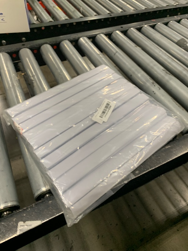 Photo 1 of PATIKIL 20Pcs Binding Bars, 25mm Binding Bars Slide Grip 220 Sheets Capacity A4 Size Report Binder Presentation Binder for Report Cover Resume, White