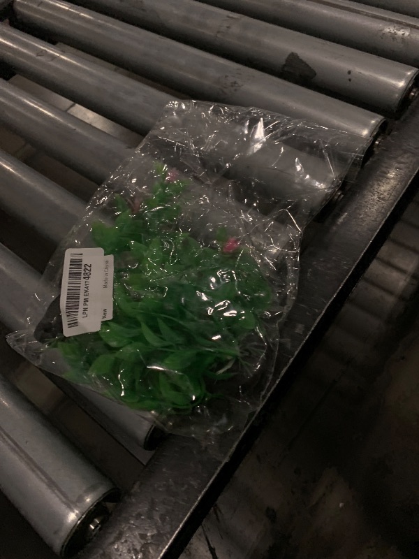 Photo 1 of PietyPet Fish Tank Accessories Green Plants, 10pcs Green Fish Tank Decorations, Aquarium Decor Plastic Plants
