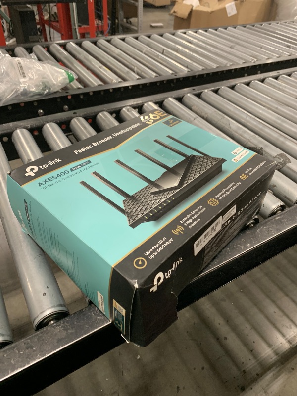 Photo 1 of TP-Link AXE5400 Tri-Band WiFi 6E Router (Archer AXE75)- Gigabit Wireless Internet for Gaming, VPN, OneMesh, WPA3