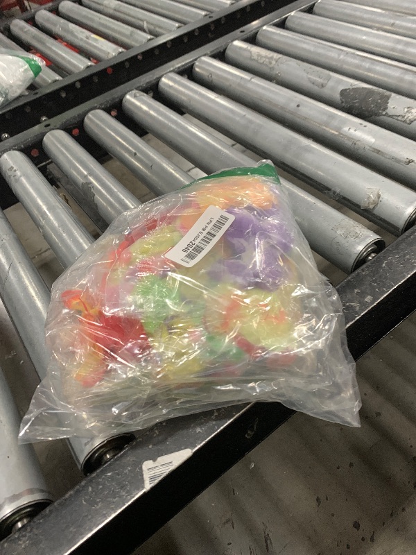 Photo 1 of Moon Boat 60PCS Hawaiian Luau Leis Party Decorations Supplies Set - Tropical Tiki Flowers Necklaces + Bracelets + Hair Clips Bulk Summer Pool Birthday Decor Favors