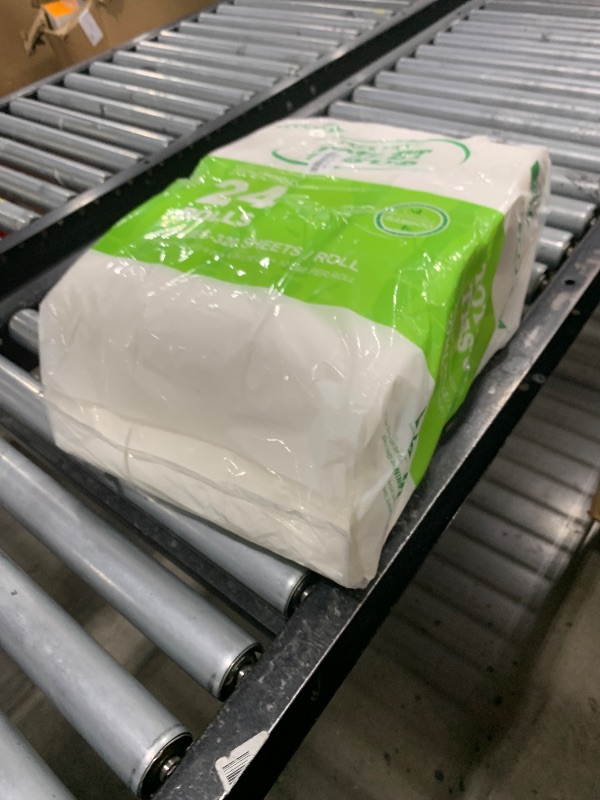 Photo 1 of ECOLipak Bamboo Toilet Paper, Septic Safe Toilet Tissue, 24 Double Rolls, 320 Sheets Per Roll, Tree Free, Non Toxic, 2 Ply, Soft and Absorbent, Eco Friendly Dye-Free Paper