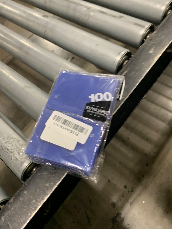Photo 1 of Ultra Pro Deck Protector, Standard, Blue, 100 Count