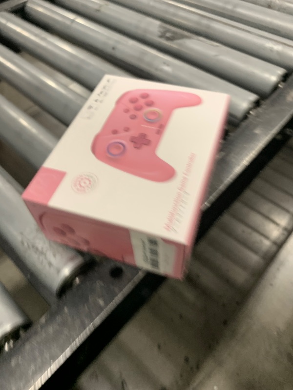 Photo 1 of Wireless Switch 2 Pro Controller for Nintendo Switch 2/Switch/Lite/OLED, Bluetooth Game Controller for iPhone/Android/Phone/PC/Steam/Mac/iOS/iPad/TV with Macro/Motors/Motion Control/Turbo/800mAh, Pink