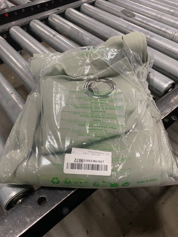 Photo 1 of NICETOWN Blackout Sage Green Curtain 90 inch Length for Bedroom - Thermal Insulated Grommet Room Darkening Window Drape Sound Dampening for Living Room, W52 x L90, 1 Panel