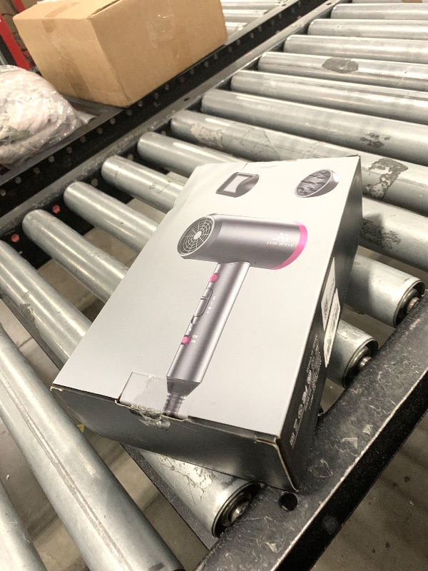 Photo 1 of ANNE BETTY Ionic Hair Dryer with Diffuser, Powerful 1800W Blow Dryer for Women & Men, Fast-Drying Hair Dryer with Nozzle for Home, Salon, Travel