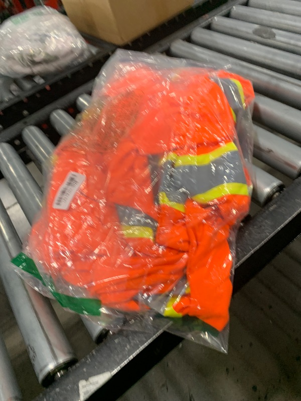 Photo 1 of Drizomo High Visibility Safety Shirts for Men with Hood Reflective Long Sleeve ASIN Class 3 Hi Vis Construction Work T Shirt