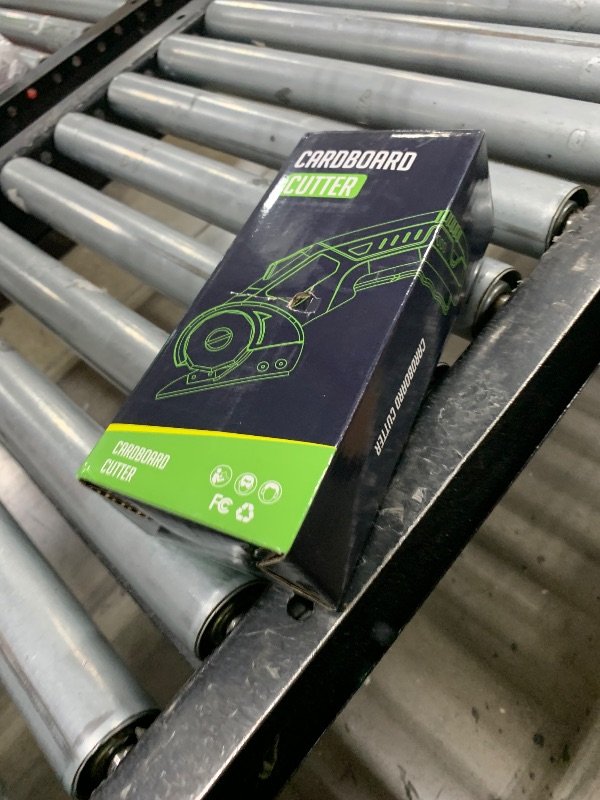 Photo 1 of Cordless Electric Scissors: 4V Rechargeable Rotary Cardboard Cutter, 3000mAh Battery, with LED Light, 2 Blades, Box Cutter for Fabric Carpet Carton Plastic Leather Cloth