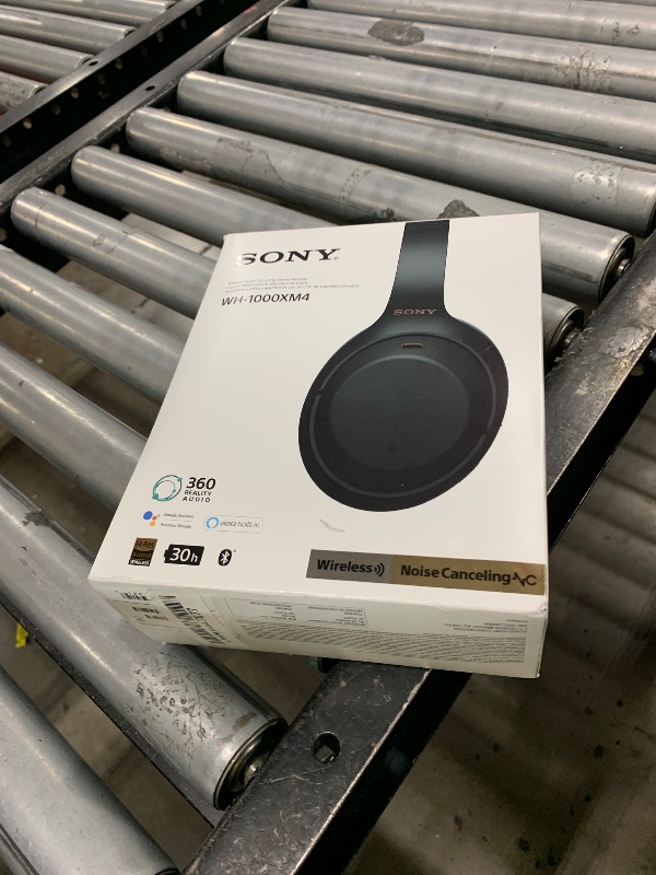 Photo 1 of Sony WH-1000XM4 Wireless Premium Noise Canceling Overhead Headphones with Mic for Phone-Call and Alexa Voice Control, Black WH1000XM4