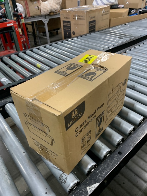 Photo 1 of [10-Pack] Glass Meal Prep Containers with Lids, MCIRCO Food Storage Containers with Snap Locking Lids, Airtight Lunch Containers, Microwave, Oven, Freezer and Dishwasher