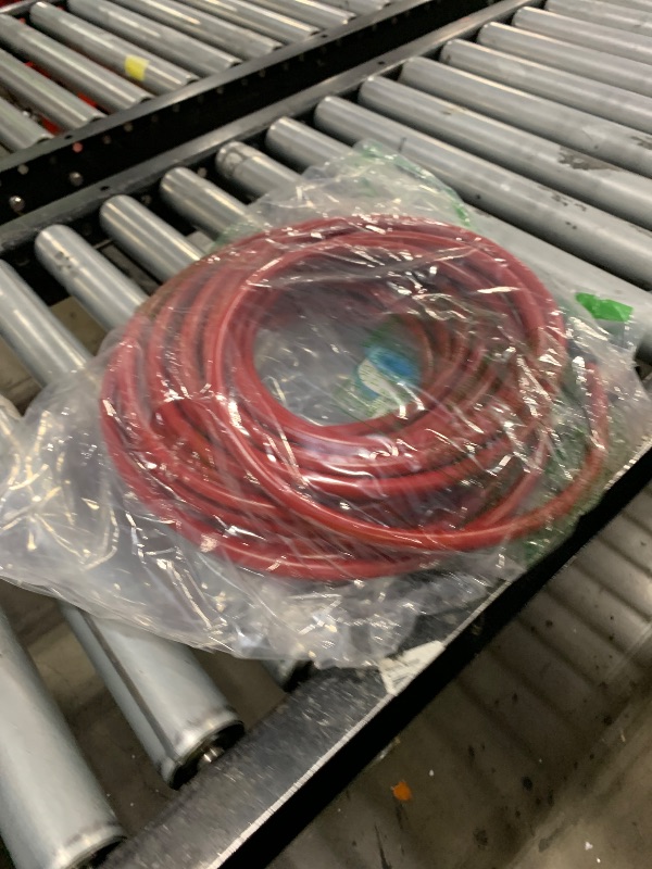 Photo 1 of NIFUAL Sewer Jetter Kit for Pressure Washer,50FT 5800PSI Pressure Drain Cleaner 1/4 Inch NPT Corner Rotating and Button Hose Sewer Jetting Nozzle for Homeowners & DIYers (50FT)