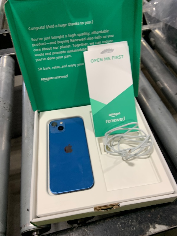 Photo 1 of Apple iPhone 13, 128GB, Midnight - Unlocked (Renewed Premium)