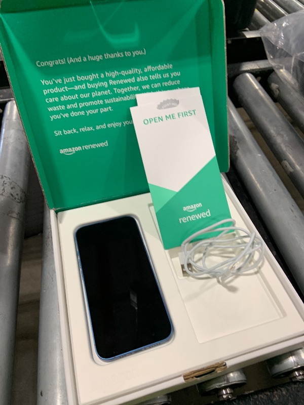 Photo 1 of Apple iPhone 13, 128GB, Midnight - Unlocked (Renewed Premium)