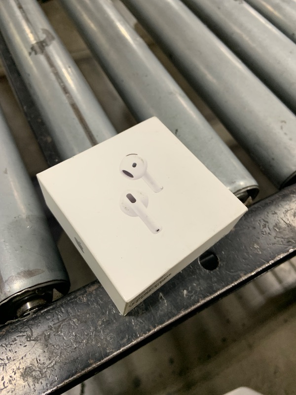 Photo 1 of Apple AirPods 4 Wireless Earbuds, Bluetooth Headphones, with Active Noise Cancellation, Adaptive Audio, Transparency Mode, Personalized Spatial Audio, USB-C Charging Case, Wireless Charging, H2 Chip