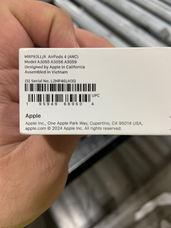 Photo 1 of Apple AirPods 4 Wireless Earbuds, Bluetooth Headphones, with Active Noise Cancellation, Adaptive Audio, Transparency Mode, Personalized Spatial Audio, USB-C Charging Case, Wireless Charging, H2 Chip