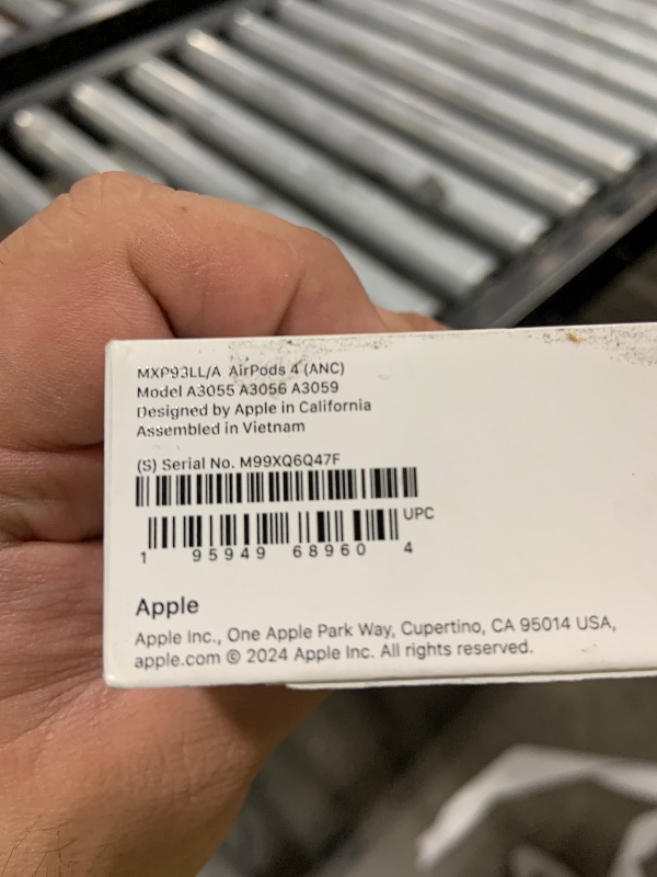 Photo 1 of Apple AirPods 4 Wireless Earbuds, Bluetooth Headphones, with Active Noise Cancellation, Adaptive Audio, Transparency Mode, Personalized Spatial Audio, USB-C Charging Case, Wireless Charging, H2 Chip