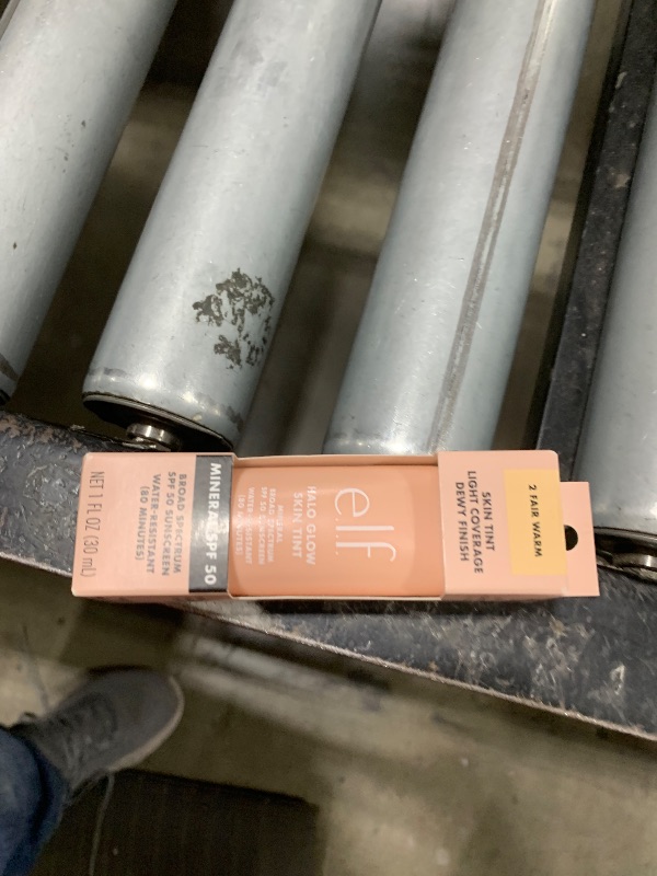 Photo 1 of e.l.f. Halo Glow Skin Tint SPF 50, Tinted Moisturizer For Light, Buildable Coverage, Creates A Natural Glow, Vegan & Cruelty-Free, 2 Fair Warm