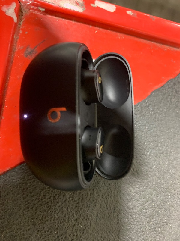 Photo 1 of Beats Studio Buds + | True Wireless Noise Cancelling Earbuds, Enhanced Apple & Android Compatibility, Built-in Microphone, Sweat Resistant Bluetooth Headphones, Spatial Audio - Black/Gold