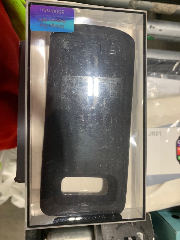 Photo 1 of Loytal Battery Case for Samsung Galaxy S8+ Plus, 6500mAh Rechargeable Extended Battery Charging Case with Kickstand Black