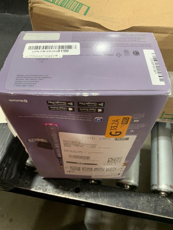 Photo 1 of Philips Sonicare DiamondClean Smart 9300 Electric Toothbrush, Sonic Toothbrush with App, Pressure Sensor, Brush Head Detection, 4 Brushing Modes and 3 Intensity Levels, Grey, Model HX9903/45