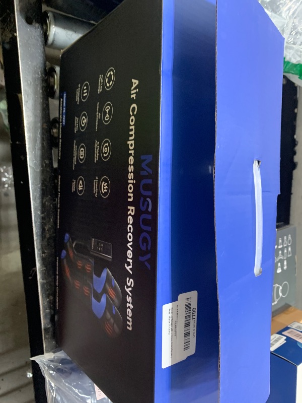 Photo 1 of Musugy Leg Massager with Heat and Compression : Sequential Compression Boots with 6 Modes,9 Intensity and 3 Heat for Circulation and Pain Relief - Christmas Birthday Gifts for Mom, Dad, Athletes, Gym