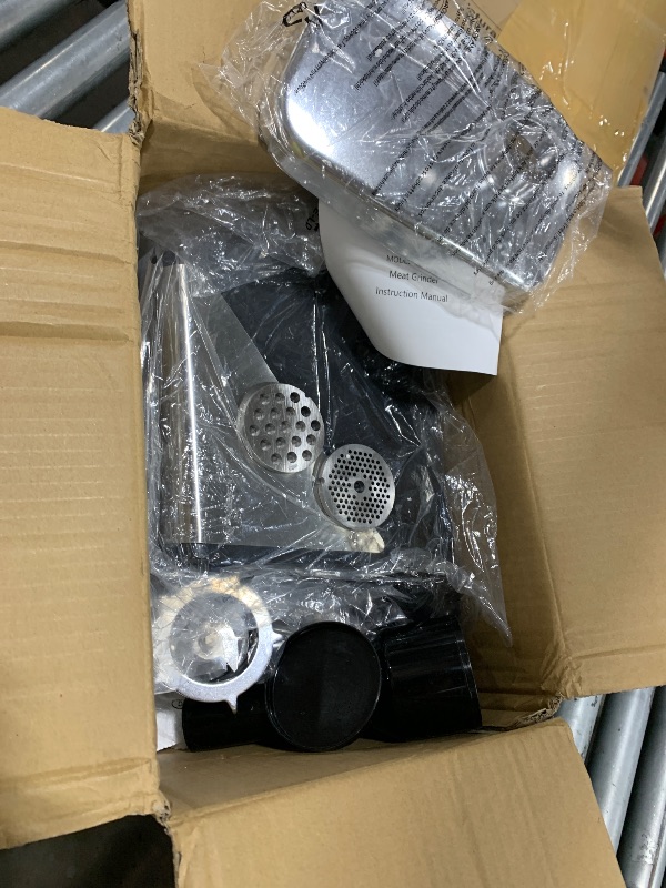 Photo 1 of ALTRA LIFE #8 Meat Grinder, [3200W Max] Electric Heavy Duty Sausage Stuff with 2 Stainless Steel Blades and 3 Grinding Plates, Sausage Tube & Kibbe Kit, for Commercial & Home Use