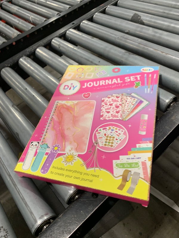 Photo 1 of HoomTop DIY Journal Kit for Girls Ages 7 8 9 10 11 12 13 14 Year Old, Perfect Birthday Gifts for Teens, Creative Diary with Stationery Set, Stickers, Watercolor Pens