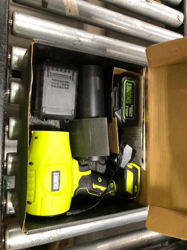 Photo 1 of Leaf Blower Cordless with Battery and Charger,800,000 RPM,Extended Nozzle,Lightweight Handheld Design,Blower for Patio Cleaning,car Blowing Water,Blowing Leaves and Dust?Grass Green?