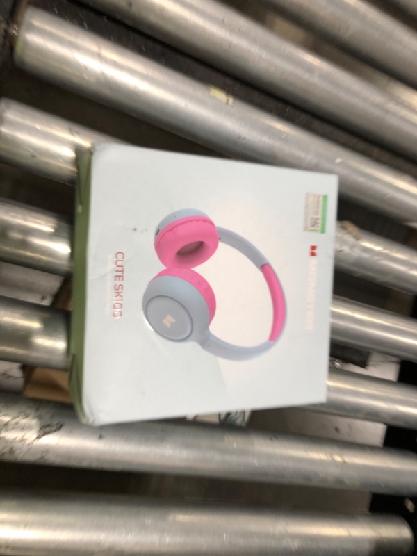 Photo 1 of Monster Cute SK100 Kids Bluetooth Headphones, 85/94dB Safe Volume Limited, 60 Hours Playtime, Bluetooth 6.0, On-Ear Toddler Headsets with Built-in Mic, Lightweight Wireless Headphones for Kids, Pink