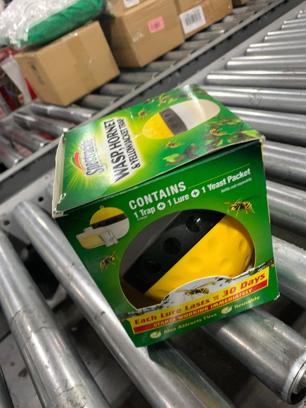 Photo 1 of Spectracide Wasp, Hornet & Yellowjacket Trap, Hanging Wasp & Hornet Trap with a Quick-Drown Formula That Submerges & Kills Insects, 1 Count