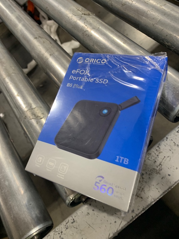 Photo 1 of ORICO Portable SSD 1 TB with 2 in 1 USB C Cable, External Solid State Drives, Up to 460MB/s, Status Indicator, Reliable Storage for USB-C Smartphone, Tablet, PC - B5PLUS