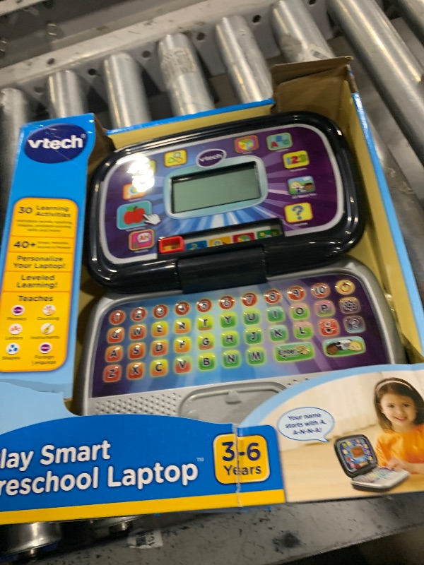 Photo 1 of VTech Play Smart Preschool Laptop, Black