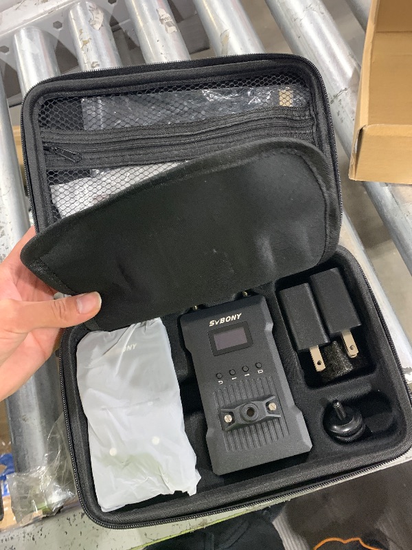 Photo 1 of SVBONY ST1 Wireless HDMI Transmitter and Receiver 4K, 1000FT,Two HDMI Outs,App Monitoring, 5G, 0.06s Low Latency, LED Screen, Wireless Video Transmitter for Camera,Live Streaming, TV Shows