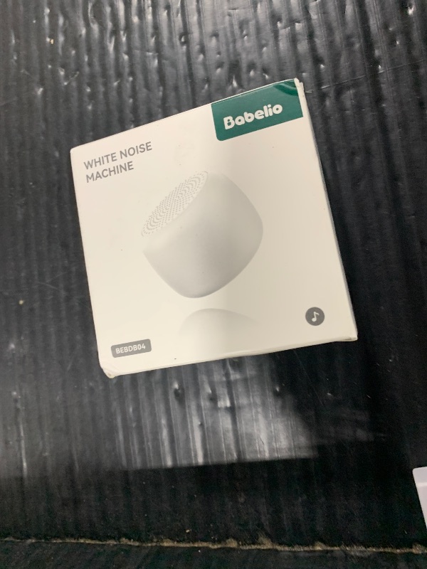 Photo 1 of Babelio White Noise Sound Machine for Adults Kids Baby, Travel Sound Machine for Sleep, Mini and Portable, 15 Non-looping Sounds, Timer, Memory Function, Easy to Pocket and Travel White