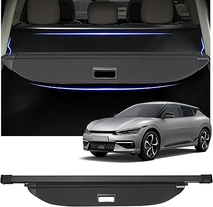 Photo 1 of Fannyc Cargo Cover Fit for Kia Sportage 2017 2018 2019 2020 2021 2022 Accessories,Retractable Rear Trunk Cover Luggage Security Shield Shade Cover
