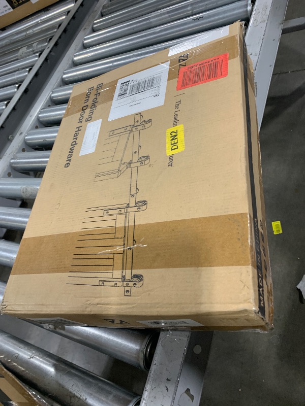 Photo 1 of ZEKOO Bifold Barn Door Hardware: 80 inch Bi Folding Door Hardware Kits for 76" Closet Doors - Easy Assembly Smoothly Quietly Bifold Doors Track Kit - J Shape Top/Side Mount Roller - Hardware Only