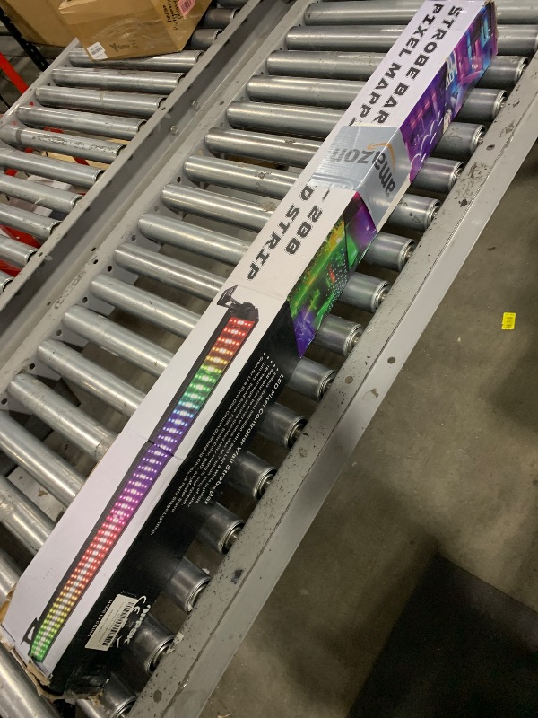 Photo 1 of OPPSK LED Stage Wash Light Bar - 100W 288LEDs RGBW DJ Light Bar with Chasing Function Pixel Mapping Strobe Lighting Effects Uplights for Events Concert Music Live Show Wedding Party Stage Lighting